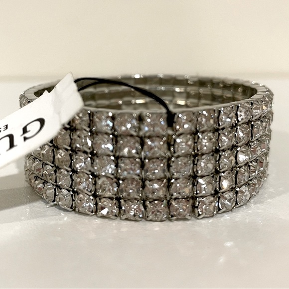 GUESS Rhinestone Stretch Bracelet - Picture 1 of 5